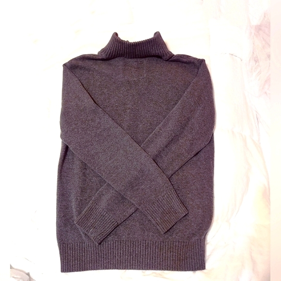 5/$50 EUC American Eagle Outfitters Men's Pullover Sweater Vintage Grey Sz.M - Picture 4 of 6